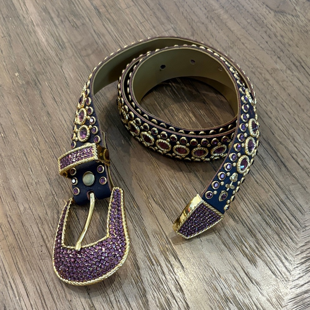 Vintage Kippys Swarovski Crystal Belt - Cowgirl Style